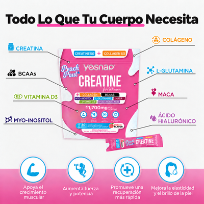 Yesnap Creatina Para mujer